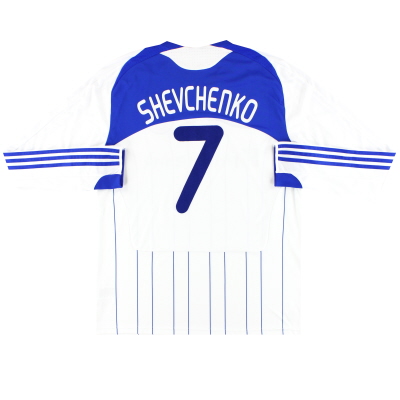 2008-10 Dynamo Kiev adidas Home Shirt Shevchenko #7 L/S XL