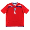 2008-10 Angleterre Umbro Maillot Extérieur Gerrard # 4 XXL