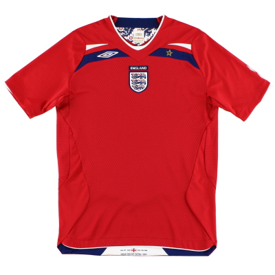 2008-10 Inglaterra Umbro Visitante Camisa L