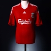 2008-10 Liverpool Home Shirt Gerrard #8 XL.Boys