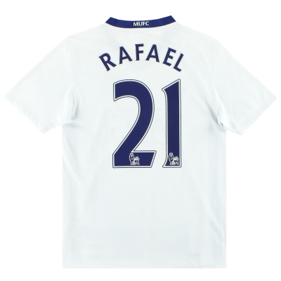 2008-10 Manchester United Nike Away Shirt Rafael #21 L.Boys 