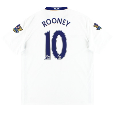 2008-10 Manchester United Nike Away Shirt Rooney #10 XL 