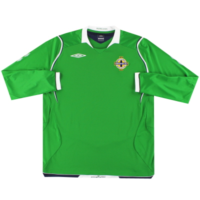 2008-10 Northern Ireland Umbro Home Shirt L/S XL
