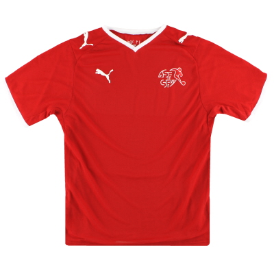 Camiseta de local de Puma de Suiza 2008-10 * Mint * XL