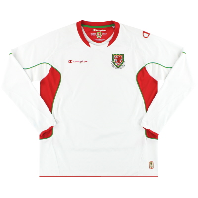2008-10 Champion du Pays de Galles Away Shirt L/S *Menthe* XXL