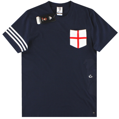 2008 England adidas Crew Tee *mit Etiketten* M