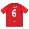 2008 Angleterre 'v France' Match Issue Umbro Away Shirt Terry # 6 XL