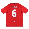 Maglia da trasferta Umbro, edizione 2008, Inghilterra-Francia, Terry # 6 XL