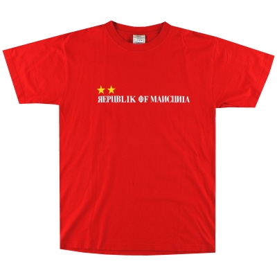 2008 Manchester United grafisch T-shirt *Mint* L