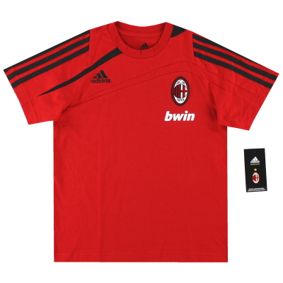 2009-10 AC Milan adidas vrijetijdsshirt *BNIB* S.Boys
