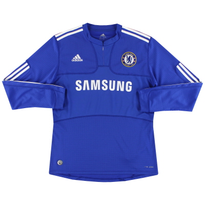 2009-10 Chelsea adidas Home Shirt L/S M 