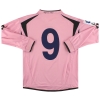 2009-10 Deportivo Alaves Legea Away Shirt #9 L/S Y