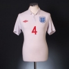 2009-10 England Home Shirt Gerrard #4 M