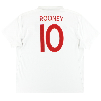 2009-10 England Umbro Home Shirt Rooney #10 L