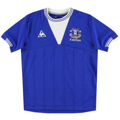 2009-10 Everton Le Coq Sportif Home Shirt L.Boys 