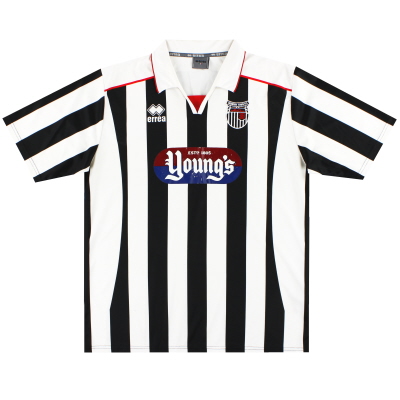 2009-10 Домашняя рубашка Grimsby Errea XL