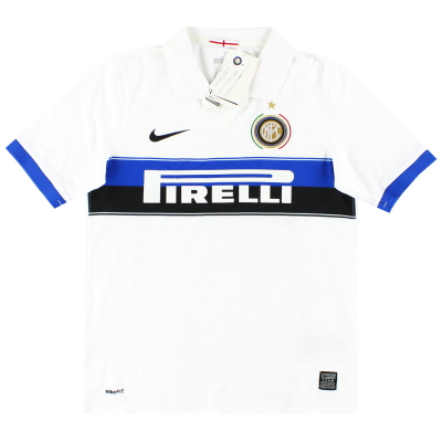 2009-10 Inter Mailand Nike Auswärtstrikot *mit Etiketten* L.Jungen