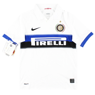 2009-10 Inter Mailand Nike Auswärtstrikot *mit Etiketten* M.Jungen