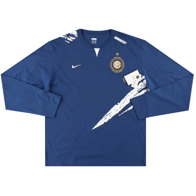 Maglietta Nike Crew Inter 2009-10 L/S *BNIB* XL