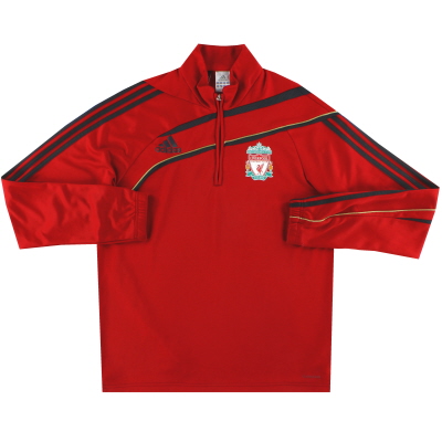 2009-10 Liverpool adidas Haut 1/4 Zip XL