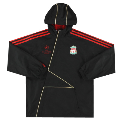 2009-10 Liverpool adidas CL regenjack met capuchon M.Boys
