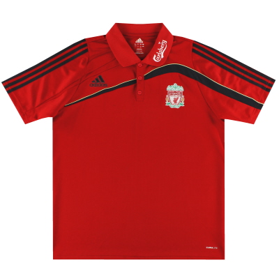 2009-10 Liverpool adidas Polo Shirt L