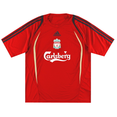 2009-10 Liverpool adidas Trainingsshirt L