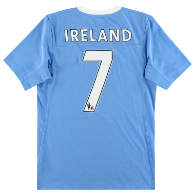2009-10 Manchester City Umbro Home Shirt Ireland #7 S 