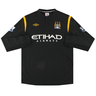 2009-10 выездная футболка Manchester City Umbro L/S XL