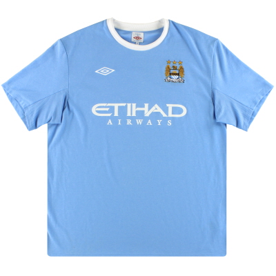 2009-10 Manchester City Umbro Home Shirt L