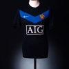 2009-10 Manchester United Away Shirt Valencia #25 S