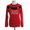 2009-10 Manchester United Home Shirt Rooney #10 L/S  M