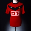 2009-10 Manchester United Home Shirt Owen #7 XL