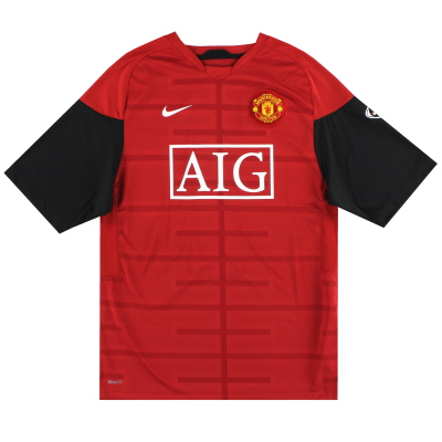 2009-10 Manchester United Nike Trainingsshirt M