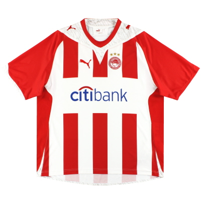 2009-10 올림피아코스 퓨마 홈 셔츠 *민트* XL