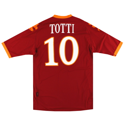 2009-10 Roma Kappa Player Issue Home Shirt Totti #10 *Como nuevo* XL