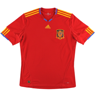 2009-10 Spanyol adidas Home Shirt *Mint* L