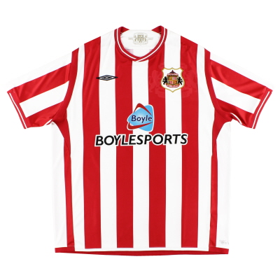 2009-10 Sunderland Umbro Home Shirt L