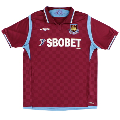 2009-10 West Ham Umbro Home Shirt S 