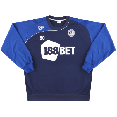 2009-10 Wigan Vandanel Player Issue Sweatshirt Nr. 50 L