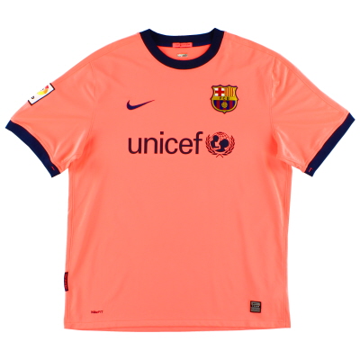 2009-11 Barcelona Away Shirt M.Boys 