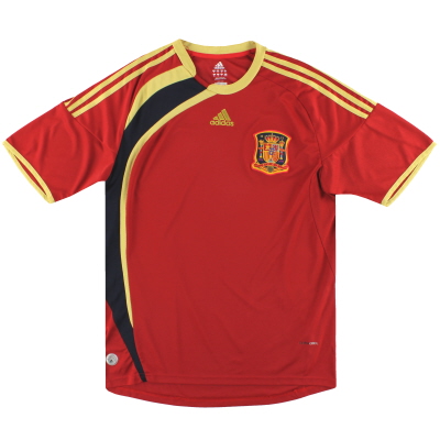 2009 Coupe des Confédérations d'Espagne adidas Home Shirt L