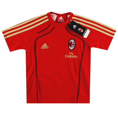 2010-11 AC Milan Adidas Leisure T-shirt *BNIB* XS.Jongens