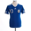 2010-11 Argentina Home Shirt Messi #10 Y