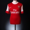2010-11 Arsenal Player Issue PL Home Shirt Nasri #8 L