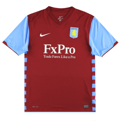 2010-11 Aston Villa Nike Home Shirt XL