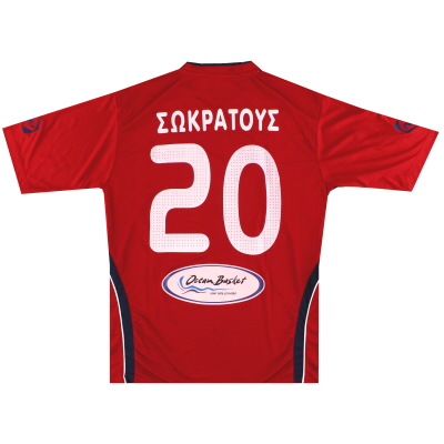 2010-11 Atromitos Yeroskipou Match Matchue Home Shirt # 20 XL