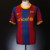 2010-11 Barcelona Home Shirt David Villa #7 S