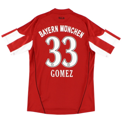 2010-11 Bayern Munich adidas Home Shirt Gomez #33 XL 