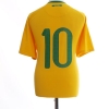 2010-11 Brazil Home Shirt #10 L